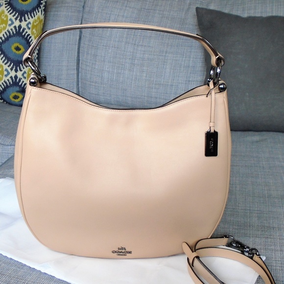 Coach Glove Tanned Nomad Hobo Bag Beechwood Handbags - Coach Glove Tanned Nomad Hobo Bag Beechwood